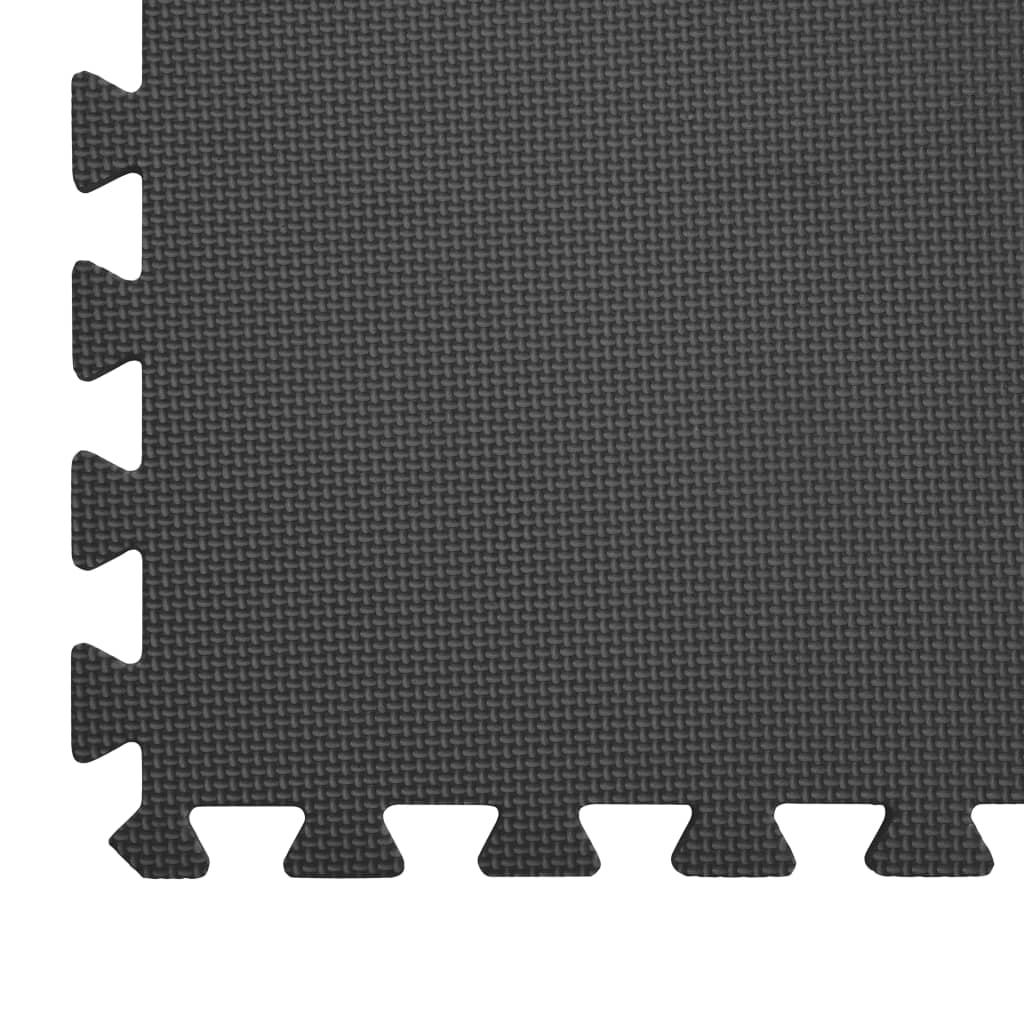 Floor mats 6 pcs. 2.16 m² EVA foam black