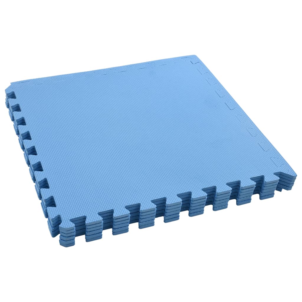 Floor mats 6 pcs. 2.16 m² EVA foam blue