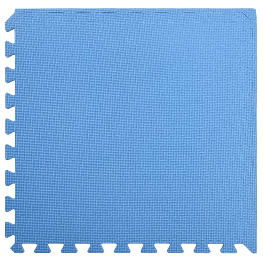 Floor mats 24 pcs. 8.64 m² EVA foam blue