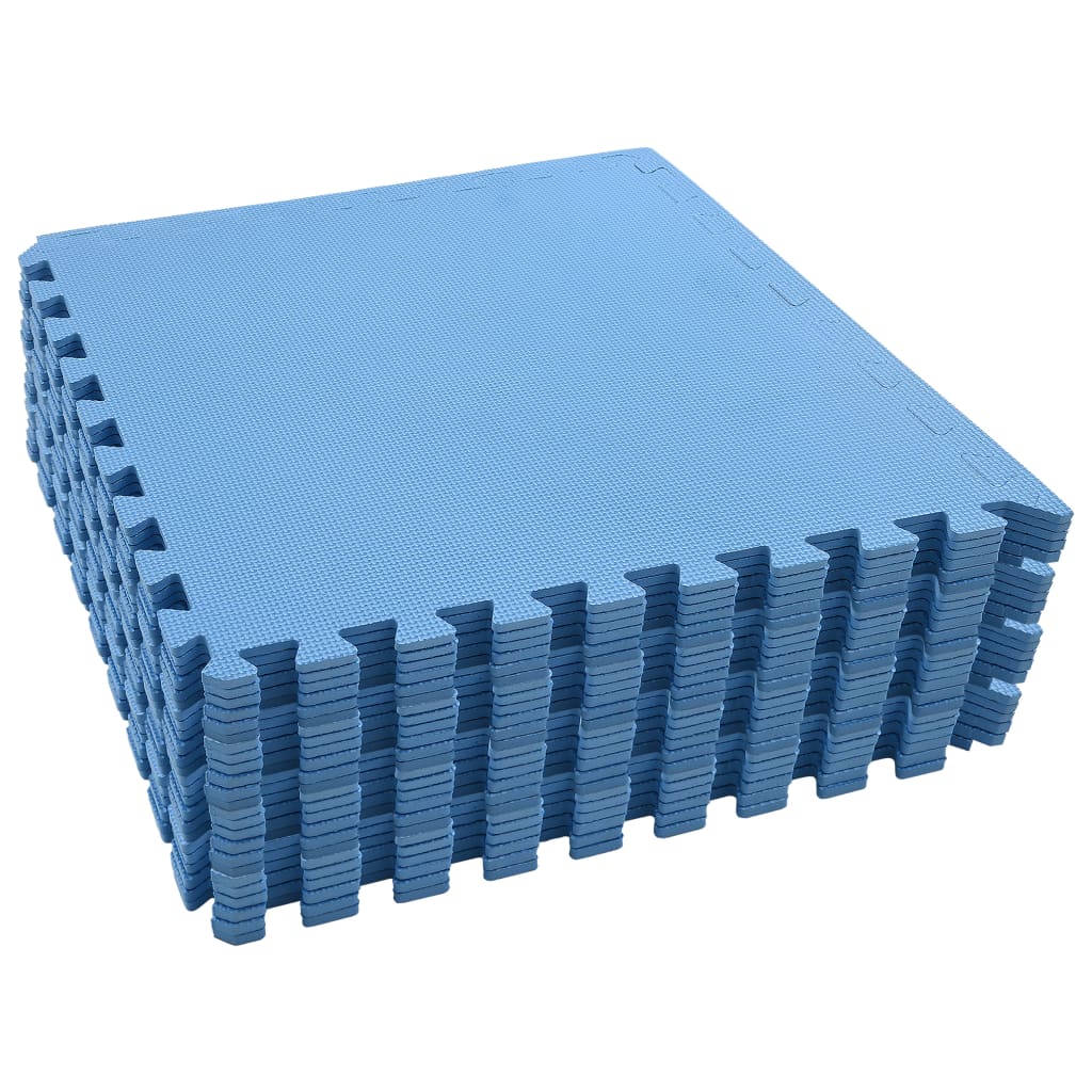 Floor mats 24 pcs. 8.64 m² EVA foam blue