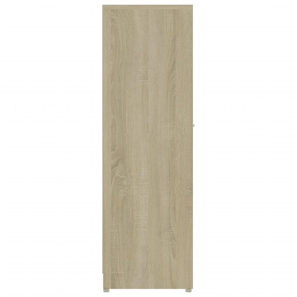 Bathroom Cabinet Sonoma Oak 30x30x95 cm Wood Material