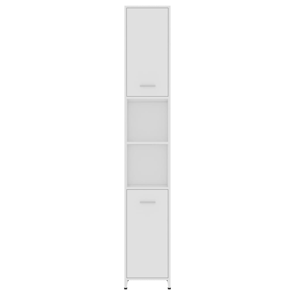 Bathroom Cabinet White 30x30x183.5 cm Wood Material