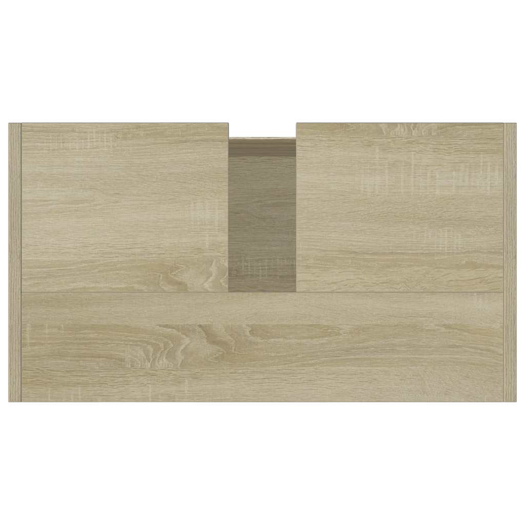 Badezimmerschrank Sonoma-Eiche 60x33x61 cm Holzwerkstoff