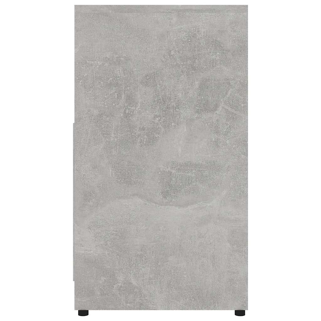 Bathroom Cabinet Concrete Grey 60x33x61 cm Wood Material