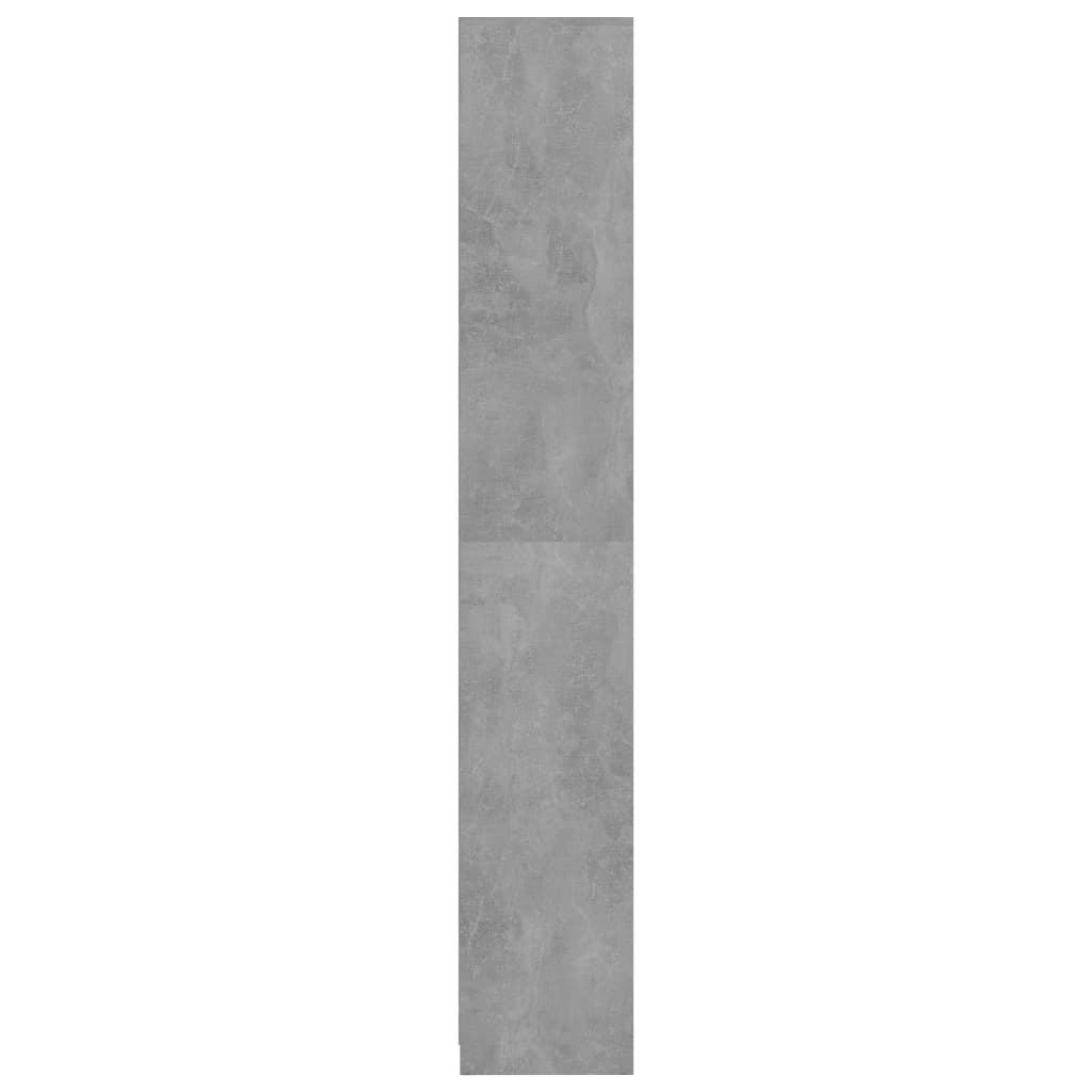 Bathroom Cabinet Concrete Grey 30x30x183.5 cm Wood Material