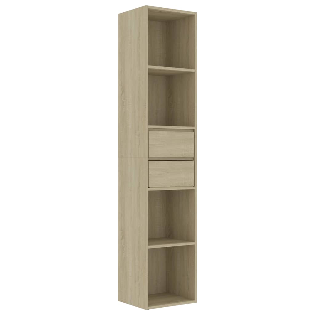 Bookshelf Sonoma Oak 36x30x171 cm Wood Material