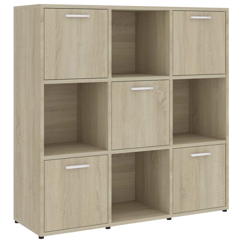 Bookshelf Sonoma Oak 90x30x90 cm Wood Material