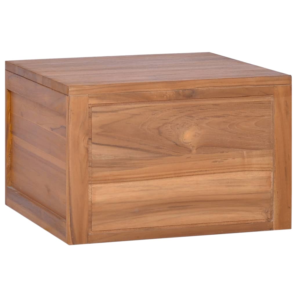 Wand-Badschrank 45x45x30 cm Teak Massivholz