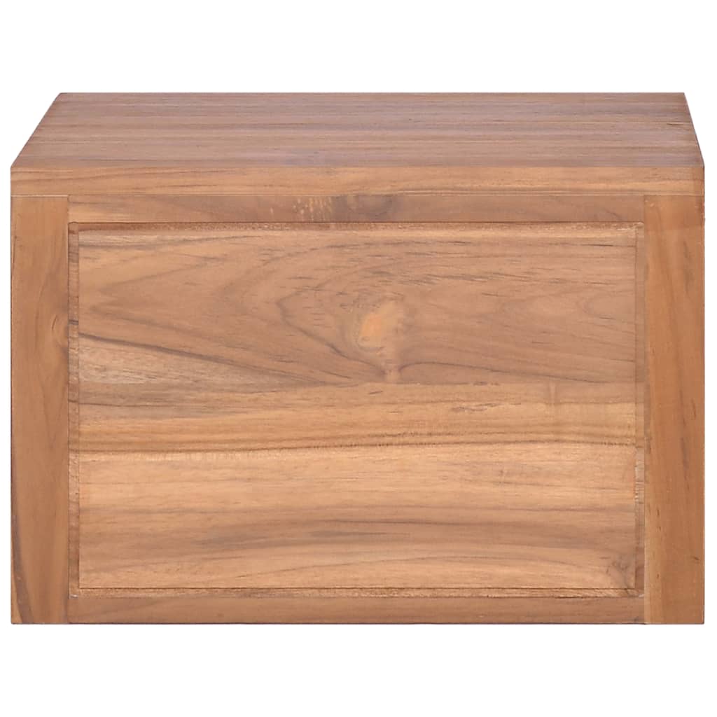 Wand-Badschrank 45x45x30 cm Teak Massivholz