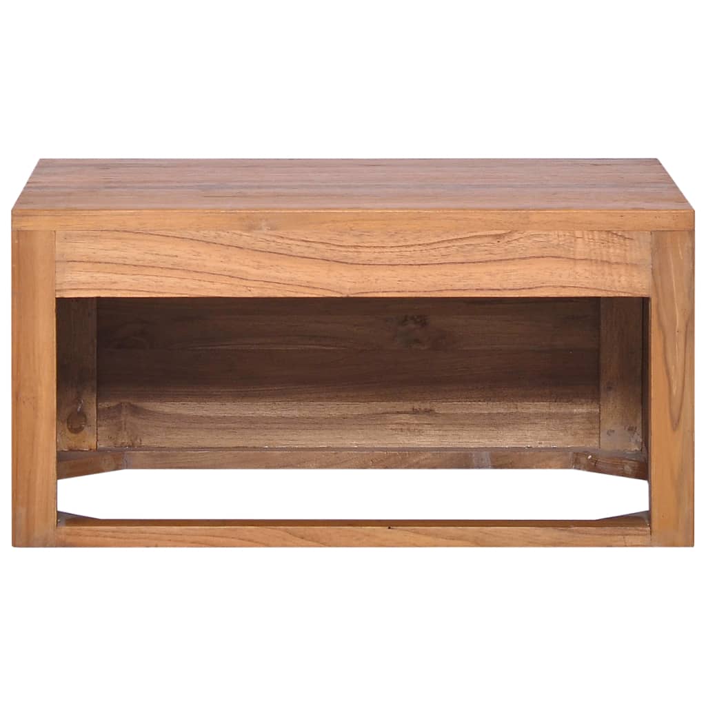 Wand-Badschrank 60x45x30 cm Teak Massivholz