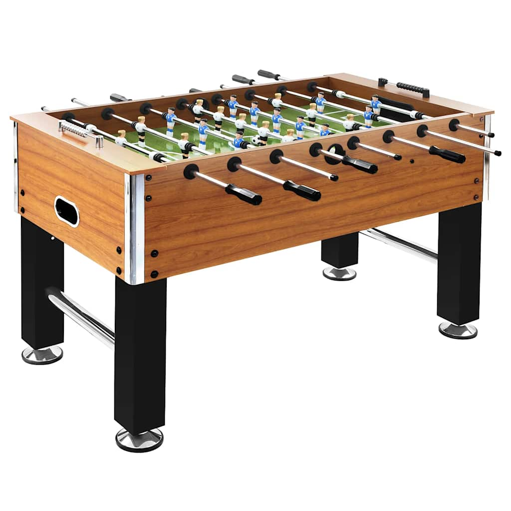 Soccer table steel 60 kg 140x74.5x87.5 cm light brown and black