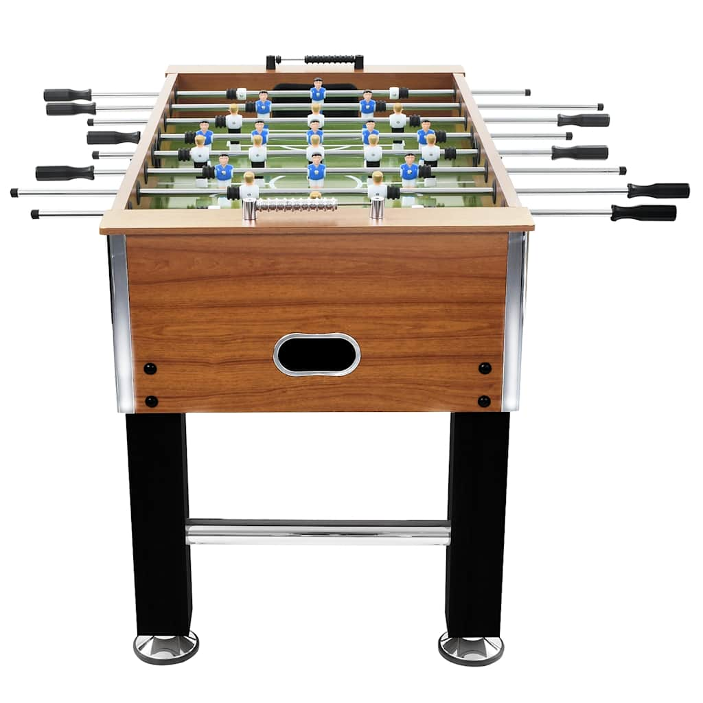 Soccer table steel 60 kg 140x74.5x87.5 cm light brown and black