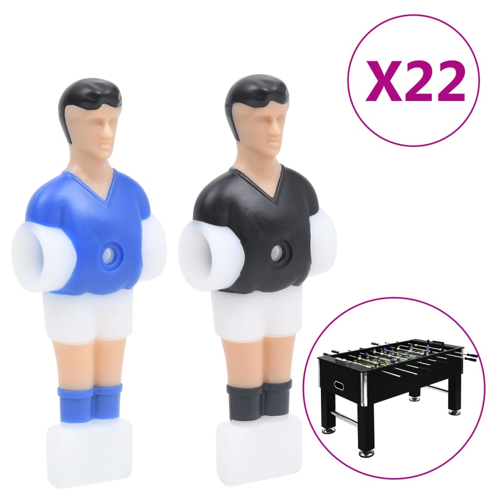 Tischfußball-Spieler 22 Stk. für 12,7 mm Stange