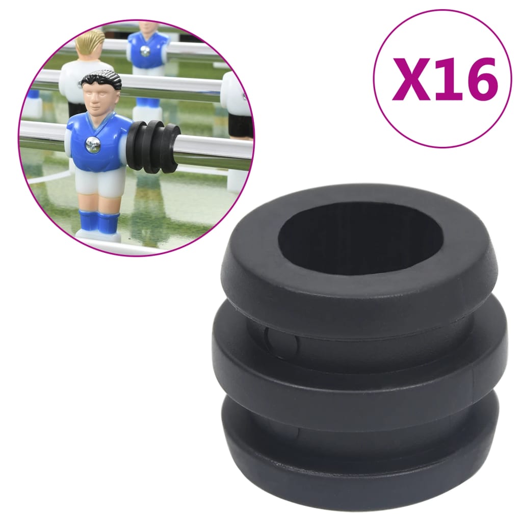 Table football rod stoppers 16 pcs. for 15.9/16 mm rods