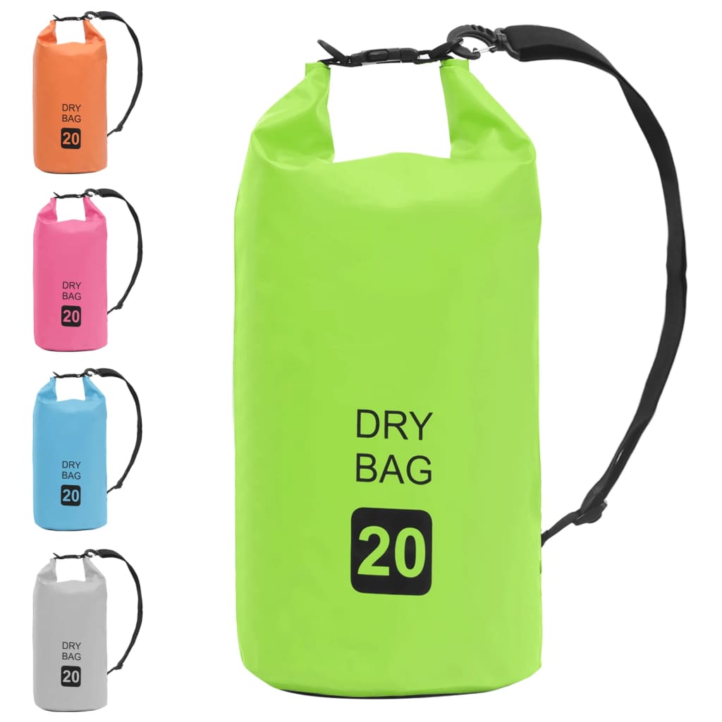 Dry Bag Green 20 L PVC