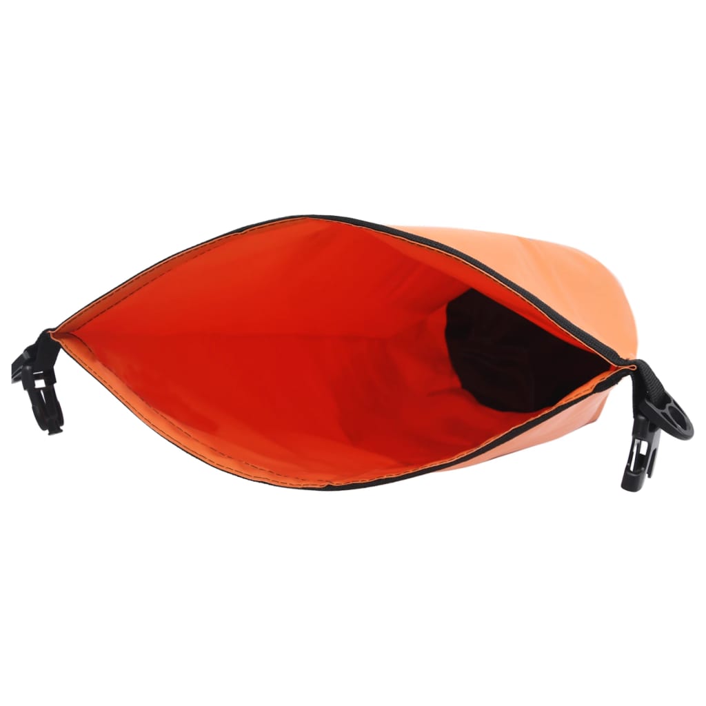 Trockensack mit Reißverschluss Orange 30 L PVC