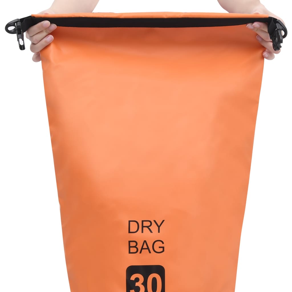 Dry Bag Orange 30 L PVC