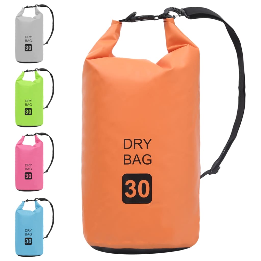 Dry Bag Orange 30 L PVC