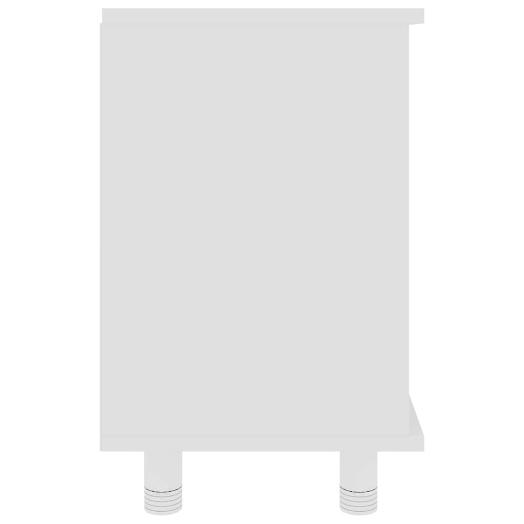 Bathroom Cabinet White 60x32x53.5 cm Wood Material