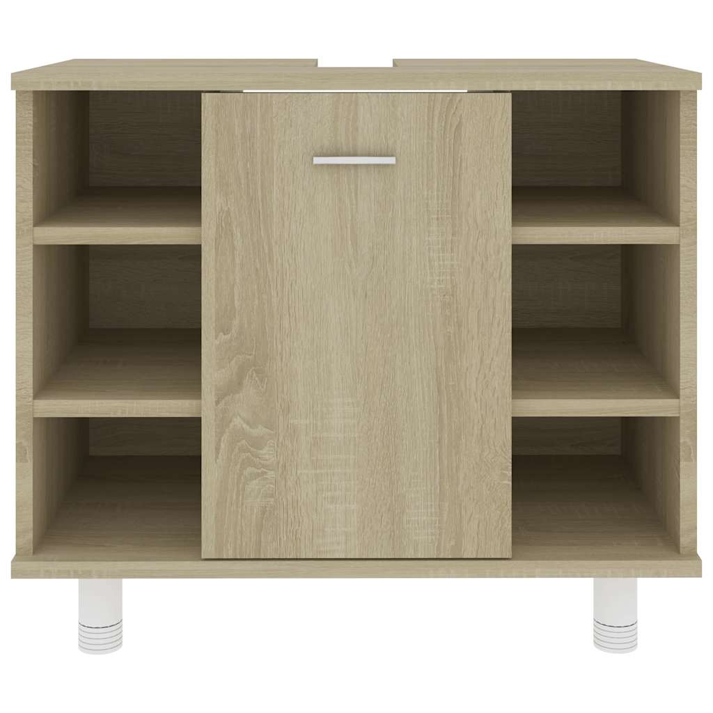 Badezimmerschrank Sonoma-Eiche 60x32x53,5 cm Holzwerkstoff