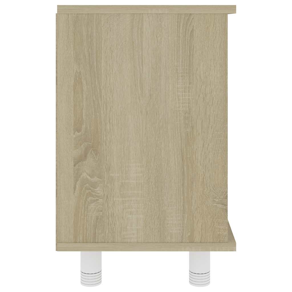 Badezimmerschrank Sonoma-Eiche 60x32x53,5 cm Holzwerkstoff