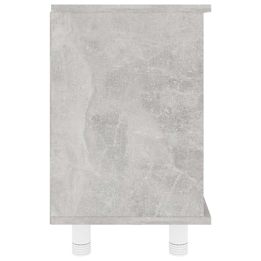 Bathroom Cabinet Concrete Grey 60x32x53.5 cm Wood Material