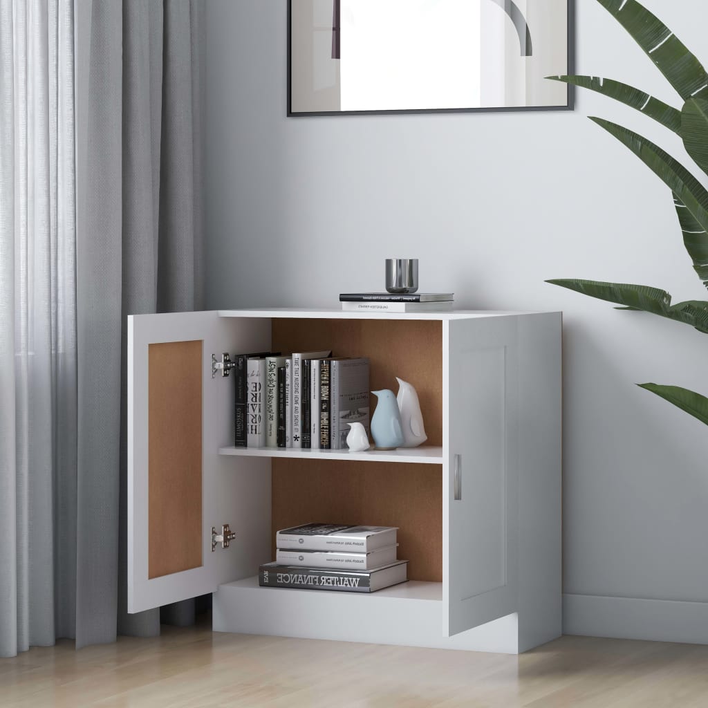 Bookcase White 82.5x30.5x80 cm Wood Material