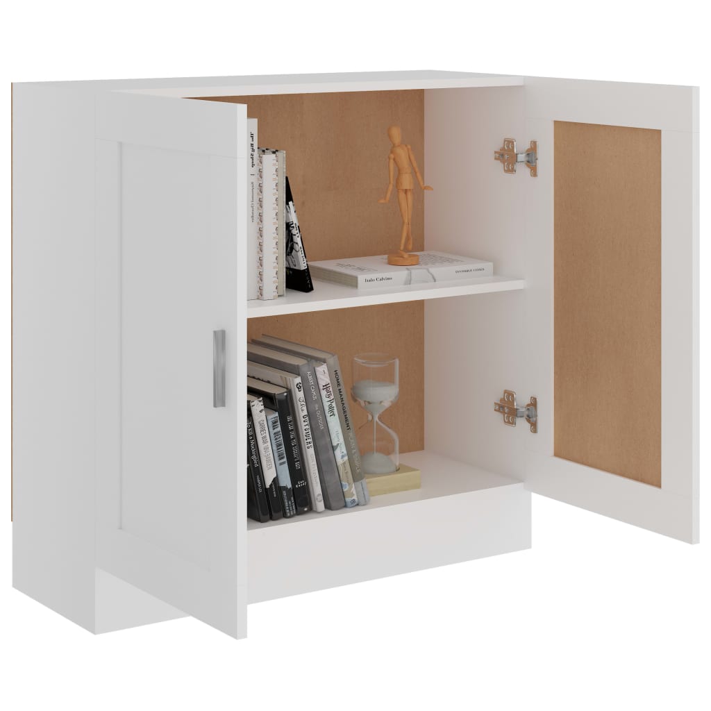 Bookcase White 82.5x30.5x80 cm Wood Material