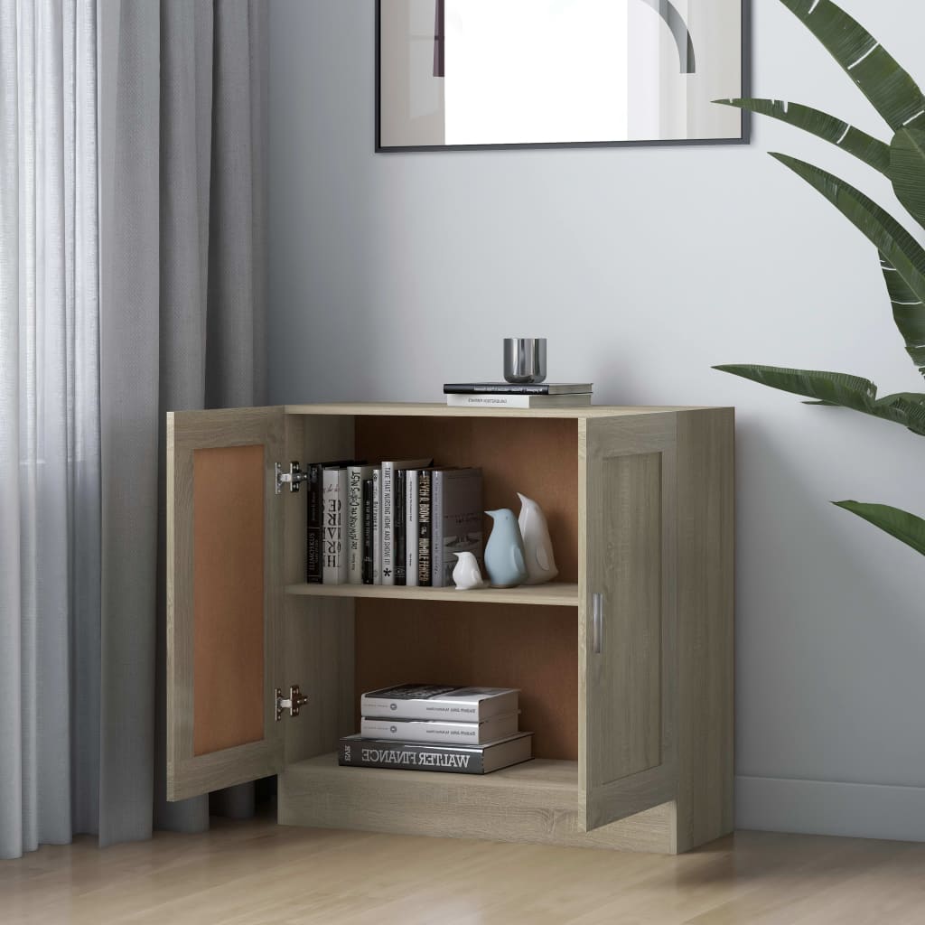 Bücherschrank Sonoma-Eiche 82,5x30,5x80 cm Holzwerkstoff