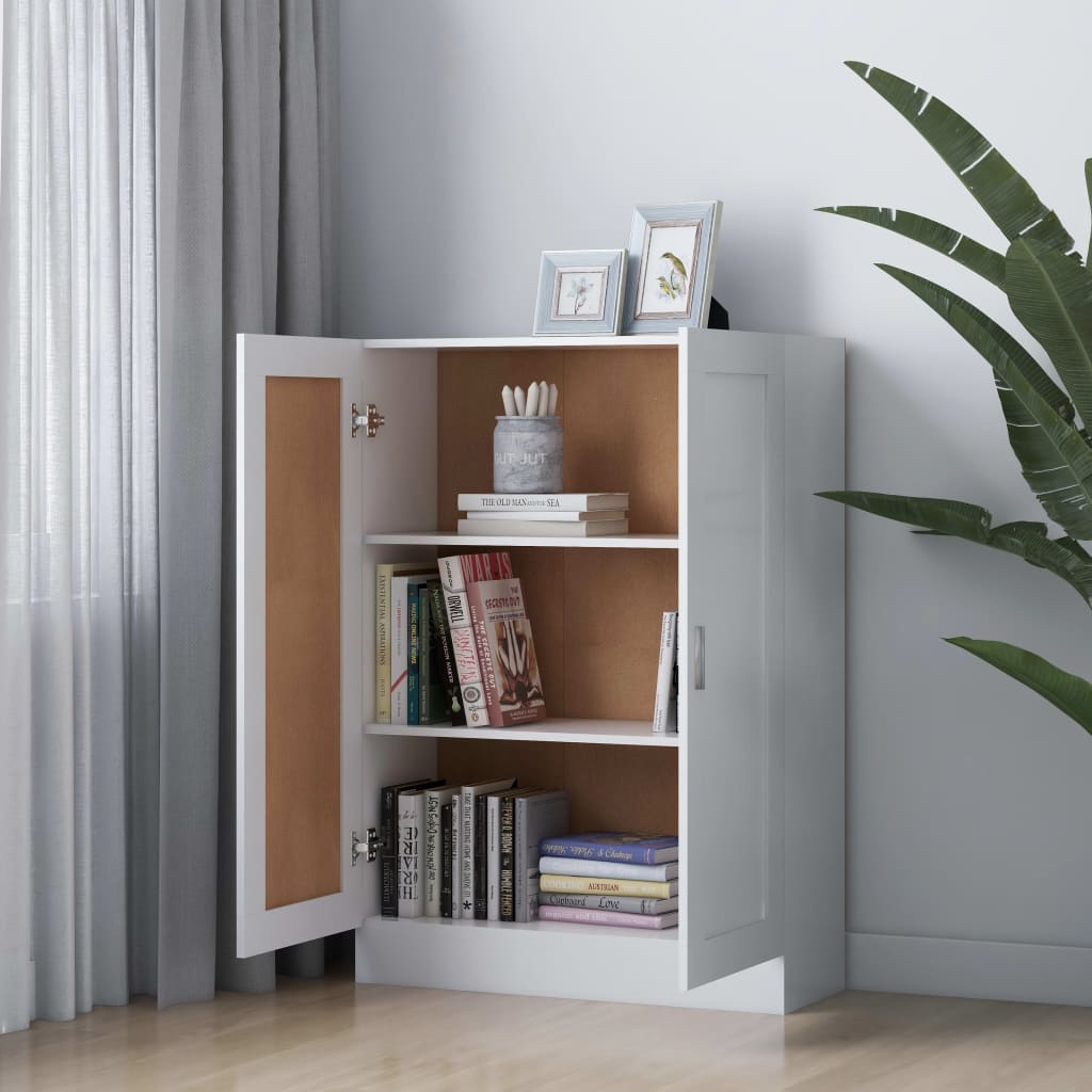 Bookcase White 82.5x30.5x115 cm Wood Material