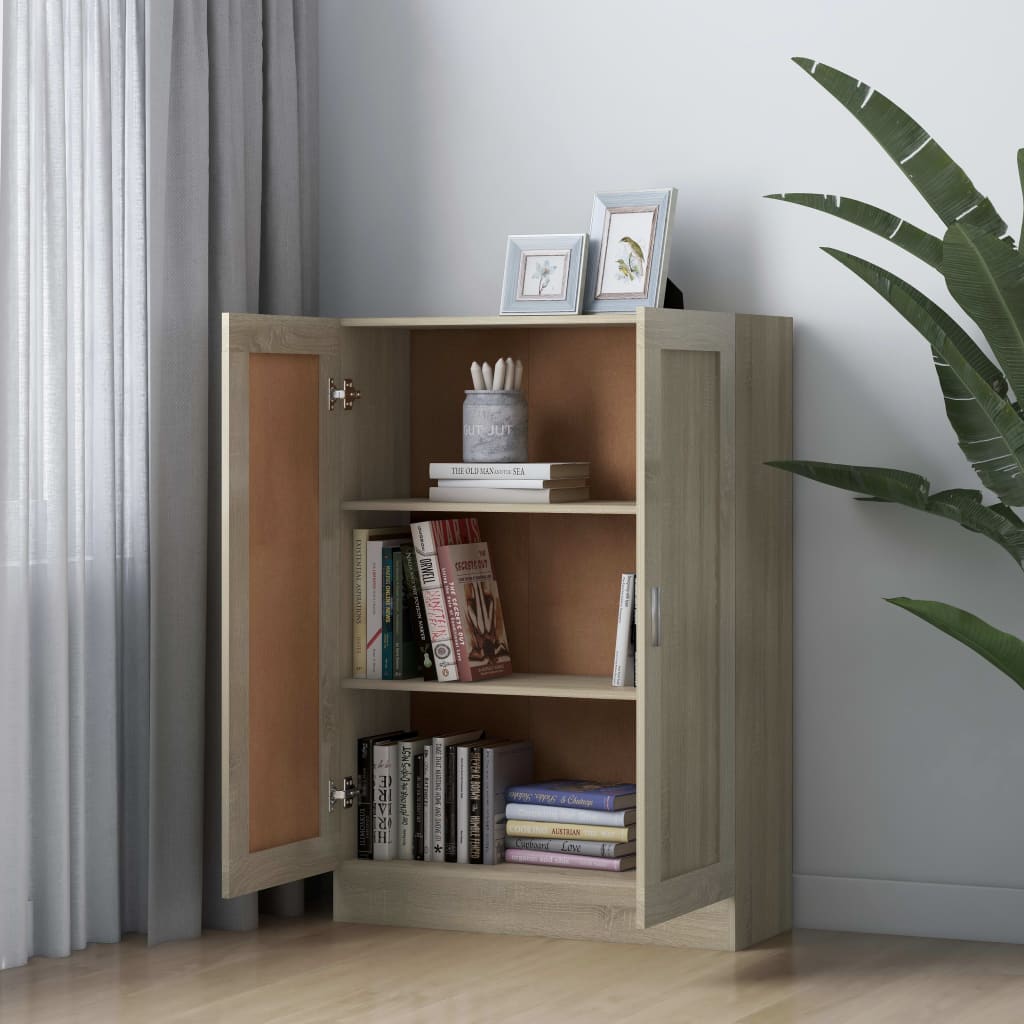 Bookcase Sonoma Oak 82.5x30.5x115 cm Wood Material