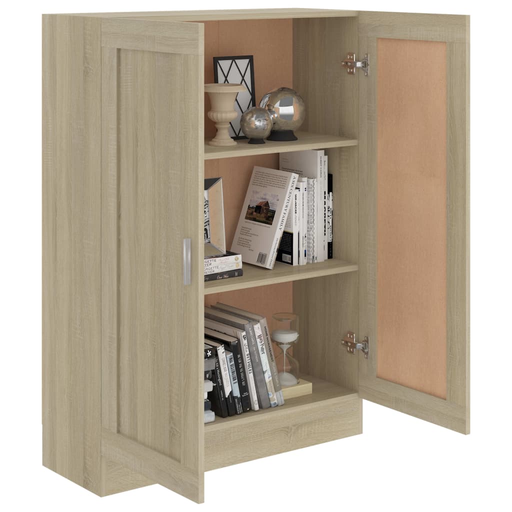 Bücherschrank Sonoma-Eiche 82,5x30,5x115 cm Holzwerkstoff