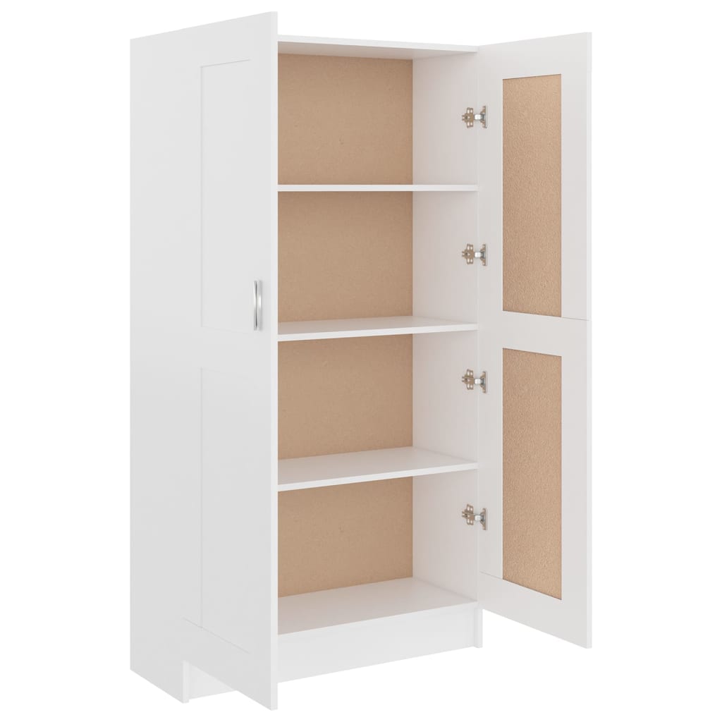 Bookcase White 82.5x30.5x150 cm Wood Material