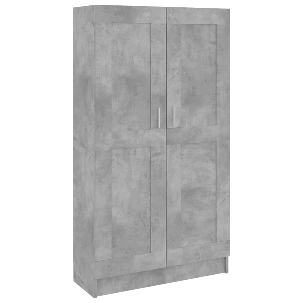 Bookshelf Concrete Grey 82.5x30.5x150 cm Wood Material