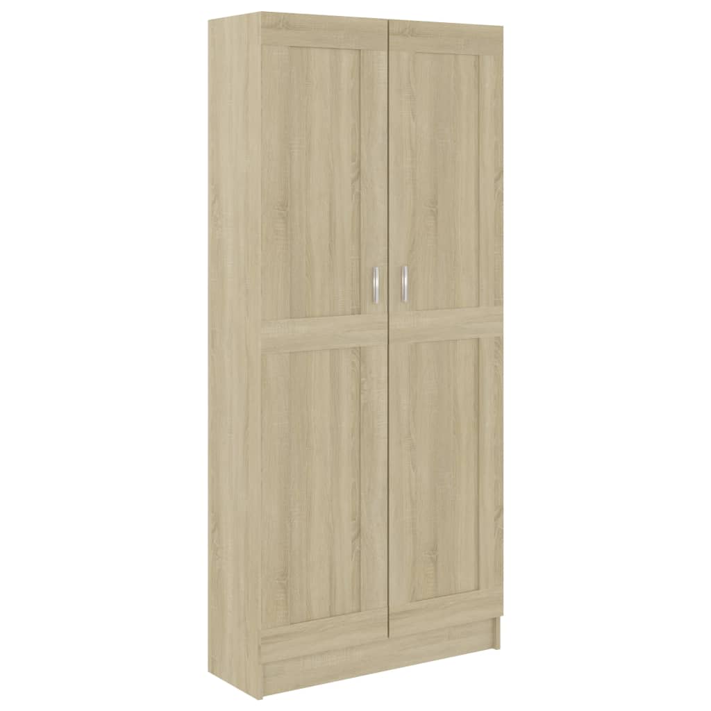 Bücherschrank Sonoma-Eiche 82,5x30,5x185,5 cm Holzwerkstoff