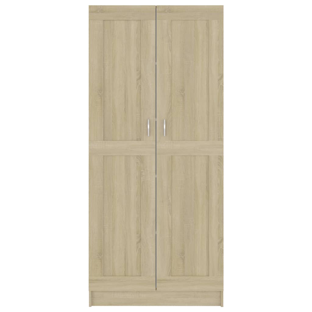 Bücherschrank Sonoma-Eiche 82,5x30,5x185,5 cm Holzwerkstoff