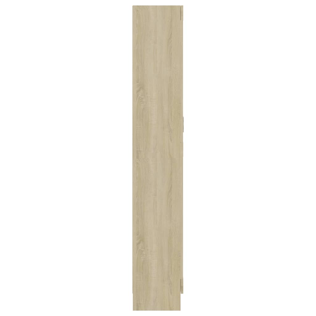 Bücherschrank Sonoma-Eiche 82,5x30,5x185,5 cm Holzwerkstoff