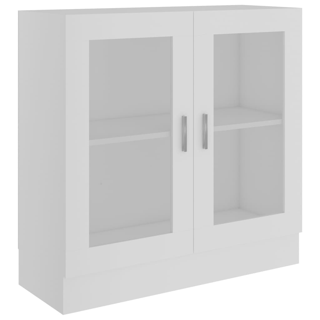 Display Cabinet White 82.5x30.5x80 cm Wood Material