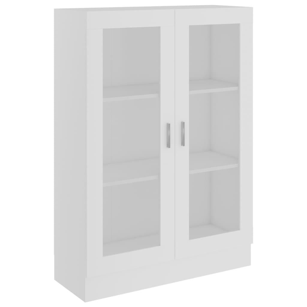 Display Cabinet White 82.5x30.5x115 cm Wood Material