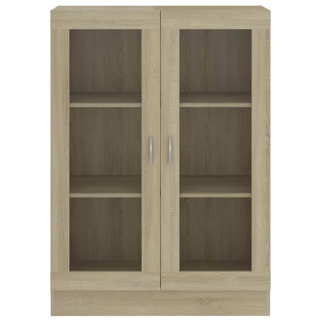 Display Cabinet Sonoma Oak 82.5x30.5x115 cm Wood Material