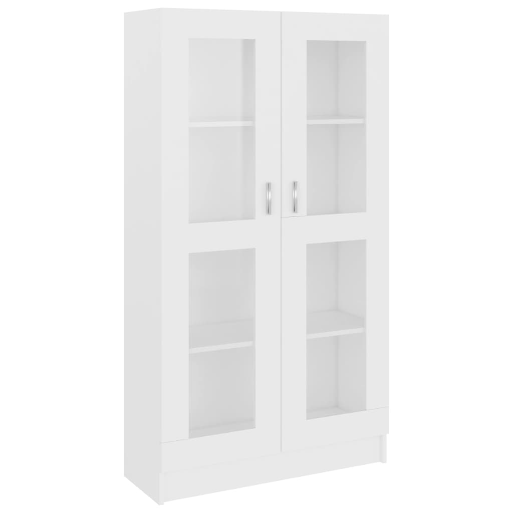 Display Cabinet White 82.5x30.5x150 cm Wood Material