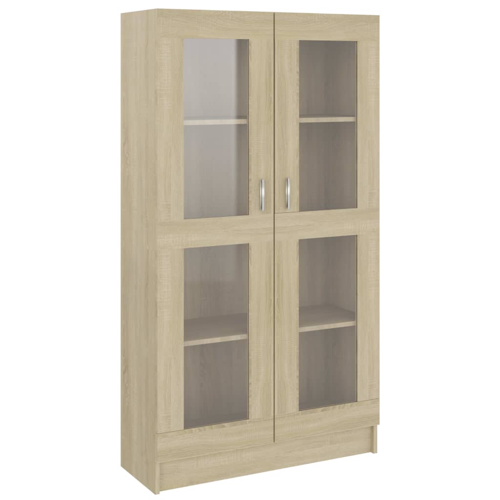 Display cabinet Sonoma oak 82.5x30.5x150 cm wood material