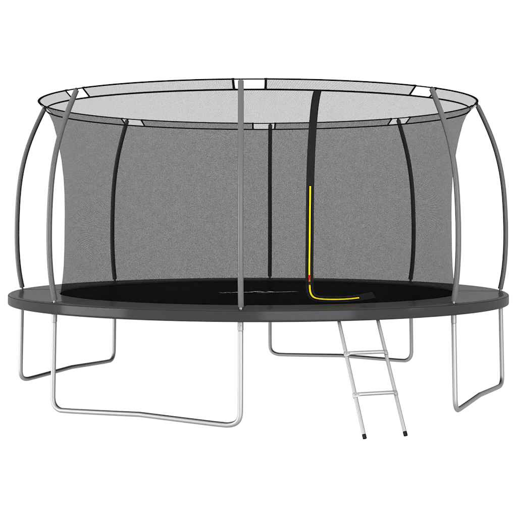 Trampoline Set Round 460×80 cm 150 kg