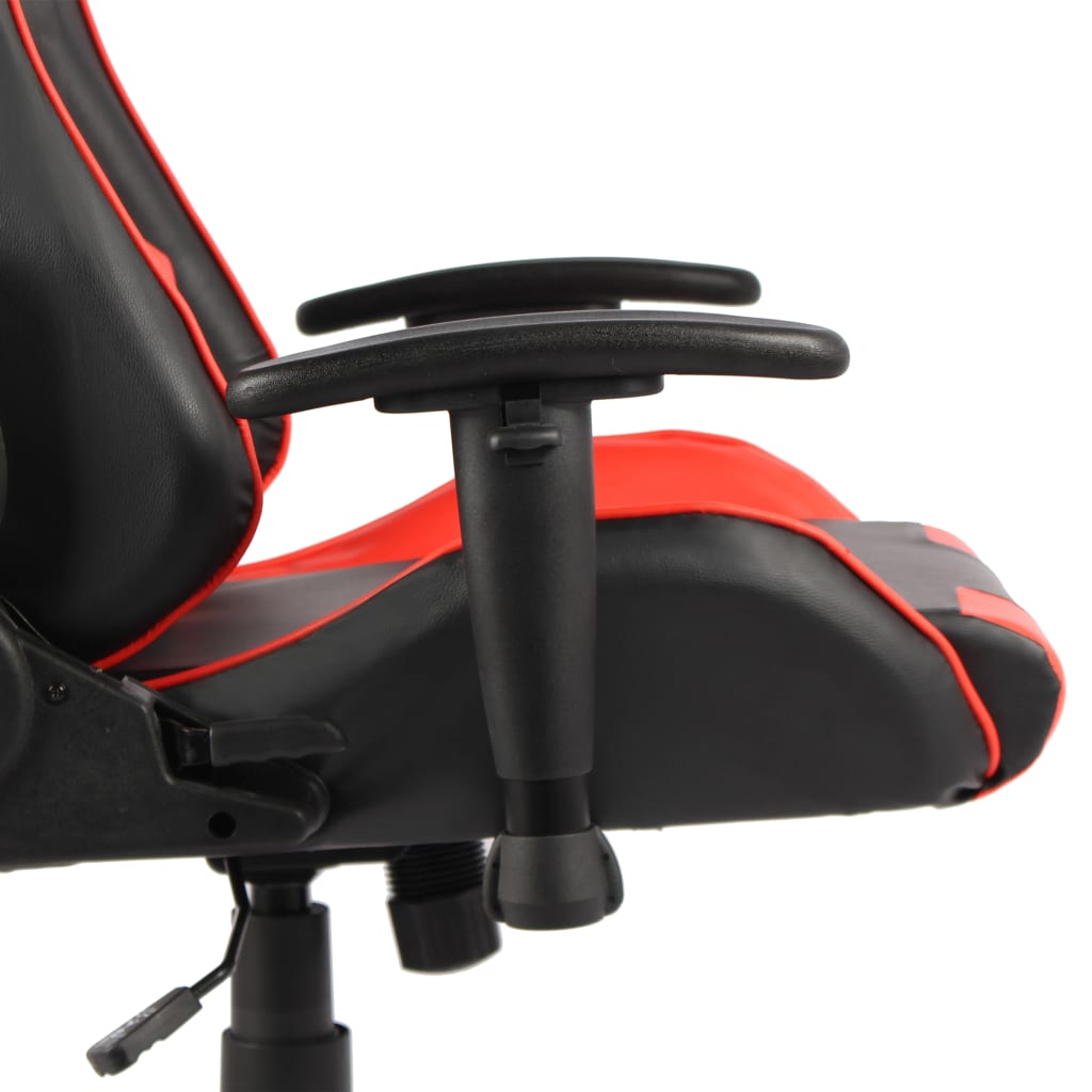 Gaming-Stuhl Drehbar Rot PVC