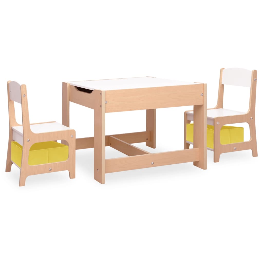 Children's table with 2 chairs MDF