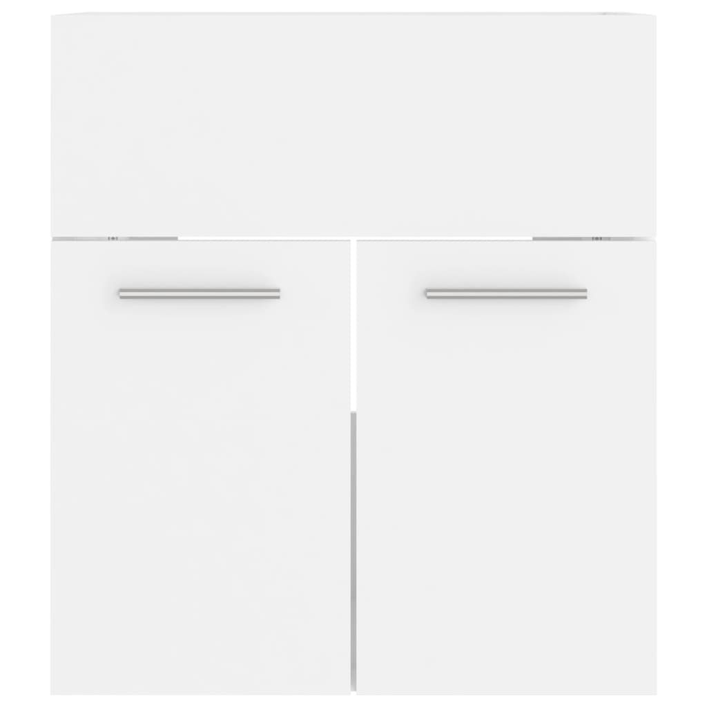 Washbasin Cabinet White 41x38.5x46 cm Wood Material