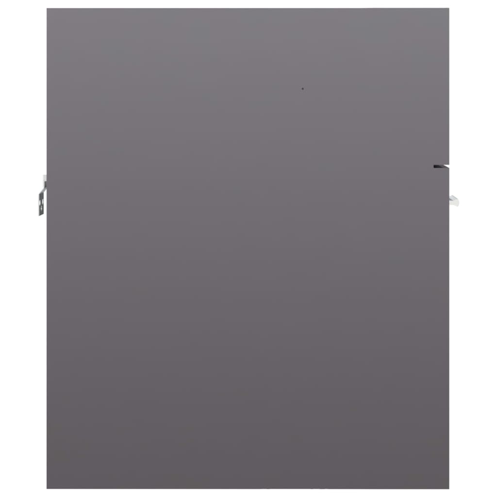 washbasin base cabinet high-gloss gray 41x38.5x46cm