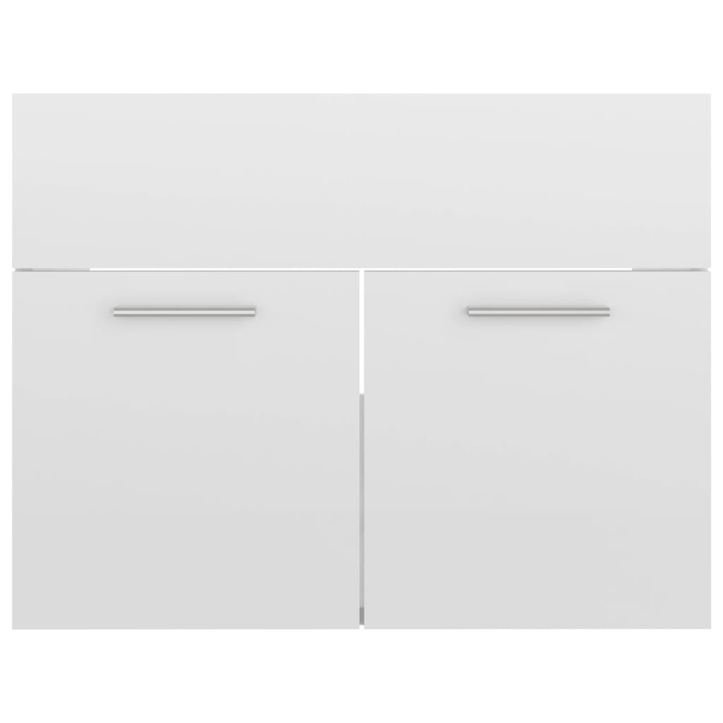 washbasin base cabinet high-gloss white 60x38.5x46cm