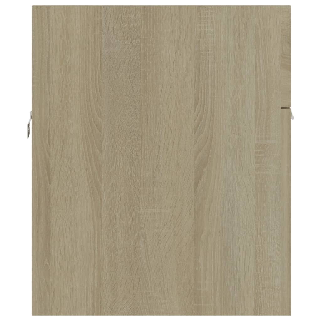 Washbasin base cabinet Sonoma oak 90x38.5x46cm wood material