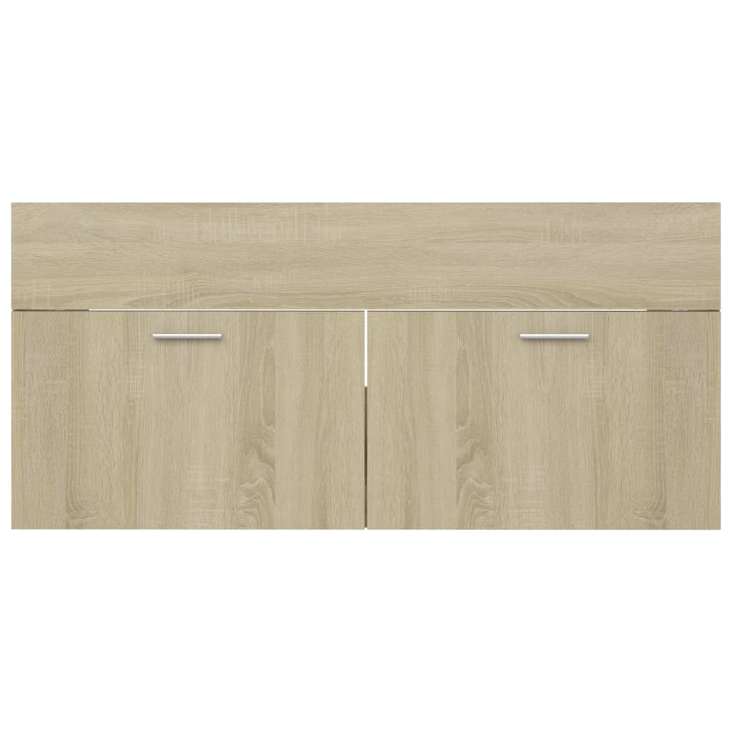 washbasin base cabinet Sonoma oak 100x38.5x46cm